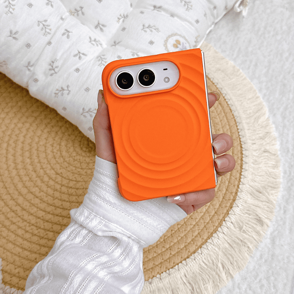 Solid Color Ripple iPhone Duo Case-CC023