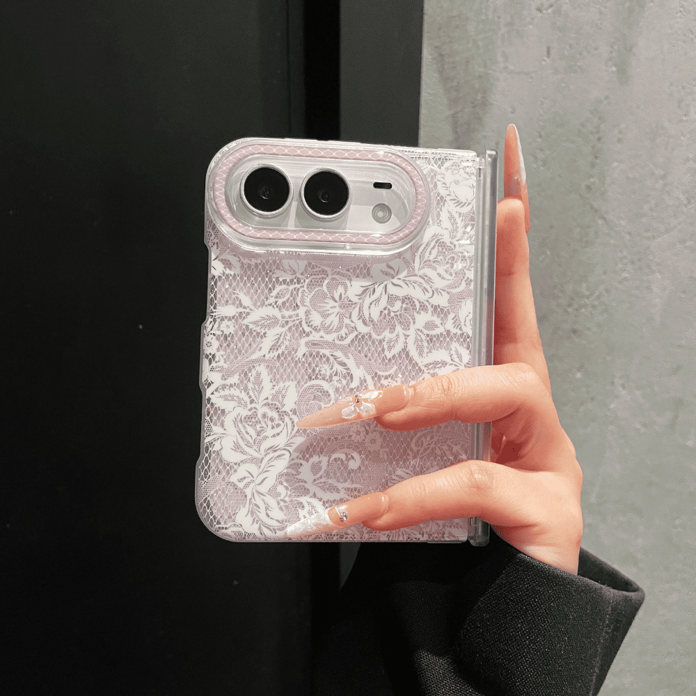 French Floral Lace iPhone Duo Case-CC024