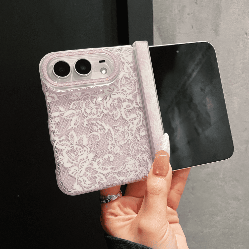 French Floral Lace iPhone Duo Case-CC024