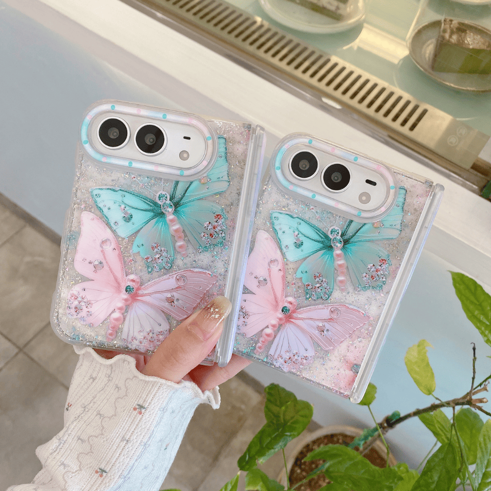 Sparkling Butterfly iPhone Duo Case-CC022