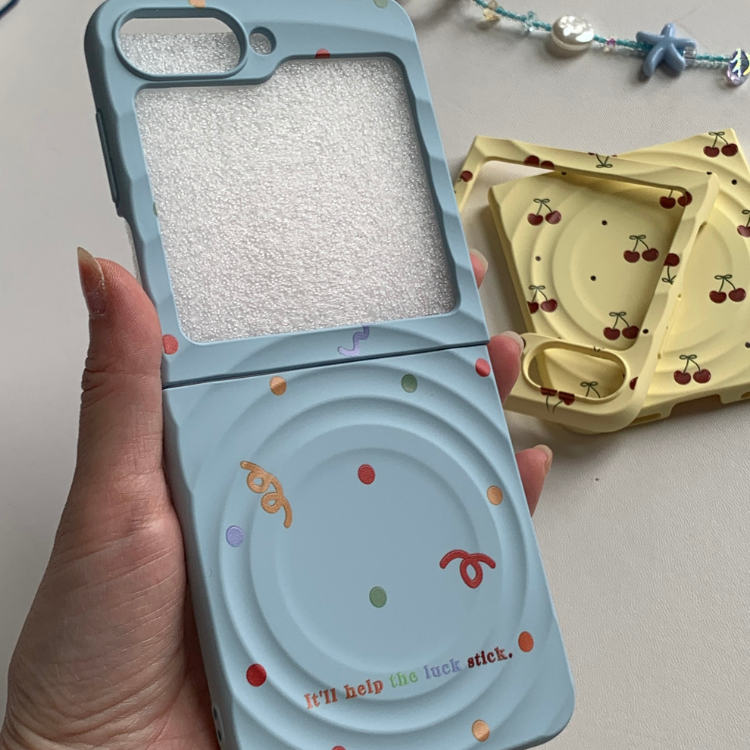 Y2K Skin-feel Sweet Ripple Samsung Phone Case with Magsafe