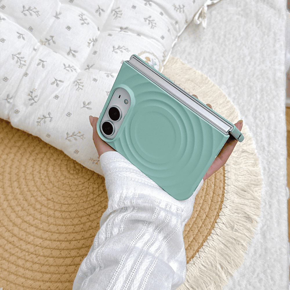 Solid Color Ripple iPhone Duo Case-CC023