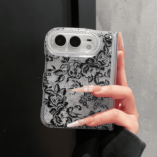 French Floral Lace iPhone Duo Case-CC024