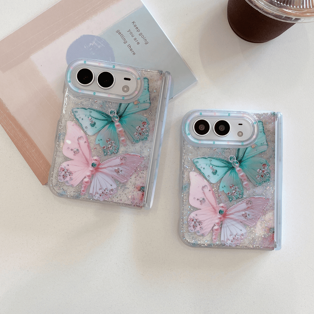 Sparkling Butterfly iPhone Duo Case-CC022