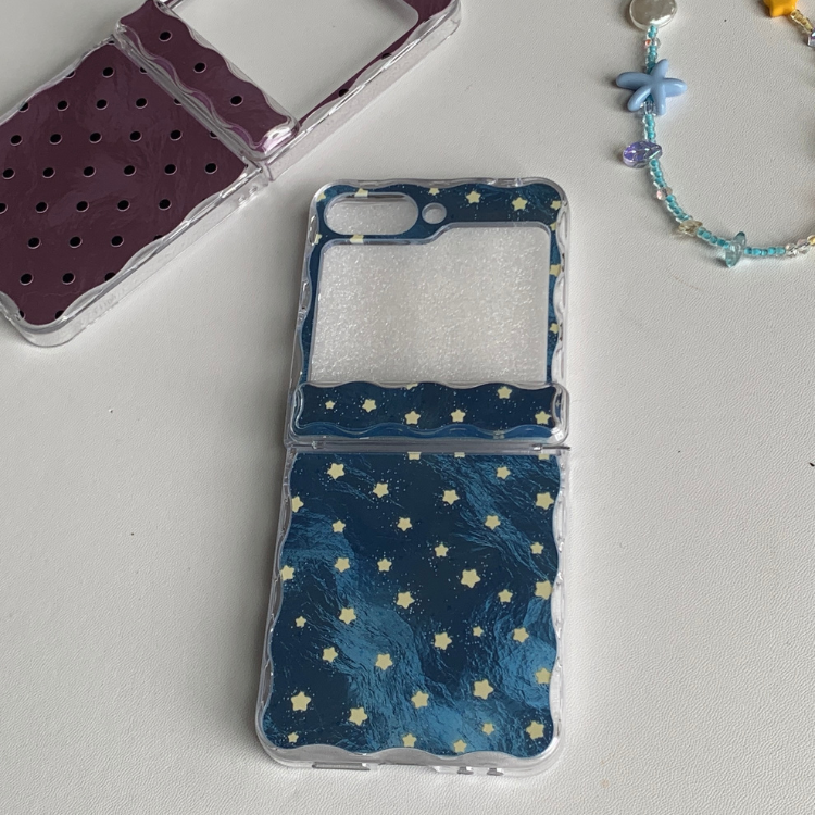 Retro Polka Dot & Starry Sky Shimmer Samsung Phone Case with MagSafe