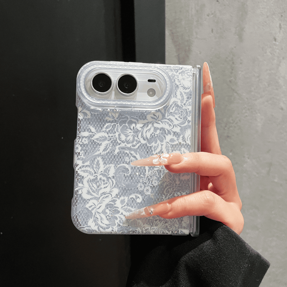 French Floral Lace iPhone Duo Case-CC024