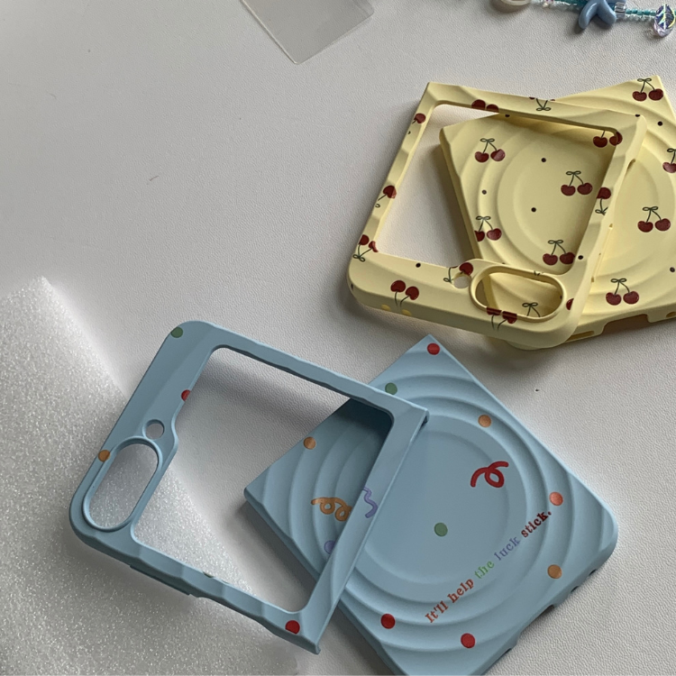 Y2K Skin-feel Sweet Ripple Samsung Phone Case with Magsafe