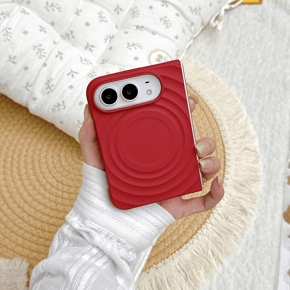 Solid Color Ripple iPhone Duo Case-CC023