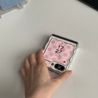 Wave-edge Pink Polka-dot Samsung Phone Case
