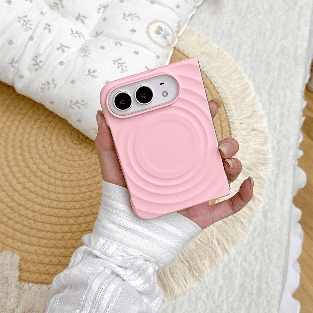 Solid Color Ripple iPhone Duo Case-CC023