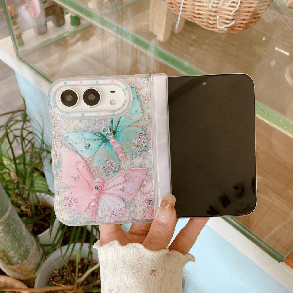 Sparkling Butterfly iPhone Duo Case-CC022