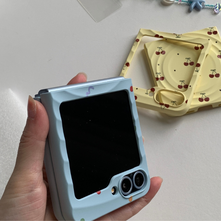 Y2K Skin-feel Sweet Ripple Samsung Phone Case with Magsafe