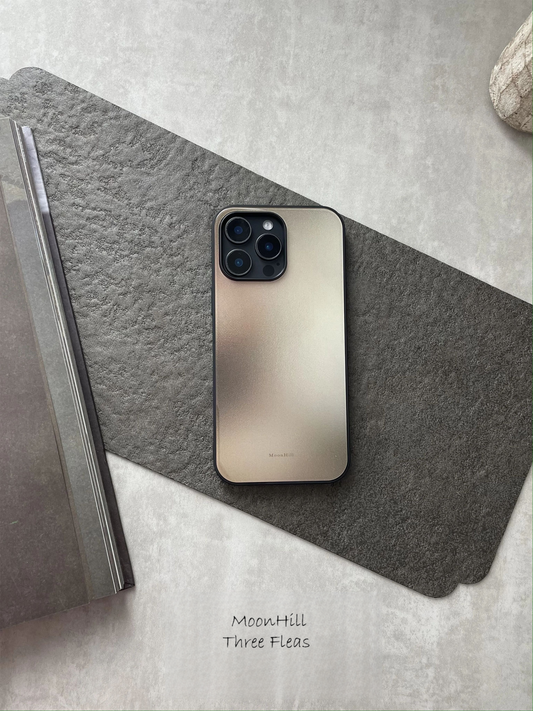Sepia Tea Brown Gradient Tempered Glass Phone Case-MH