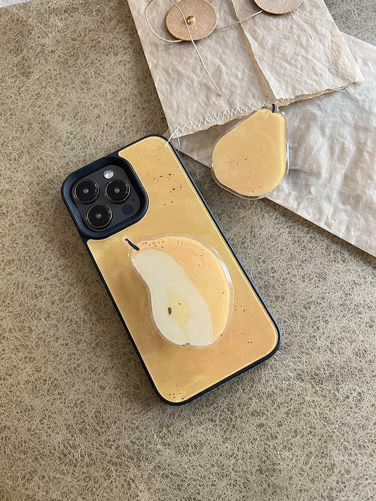 A Yellow Pear Phone Case | iPhone Case | Three Fleas