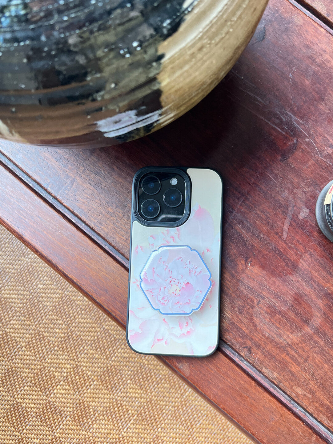 Blooming Pink Lotus Phone Case | iPhone Case | Three Fleas