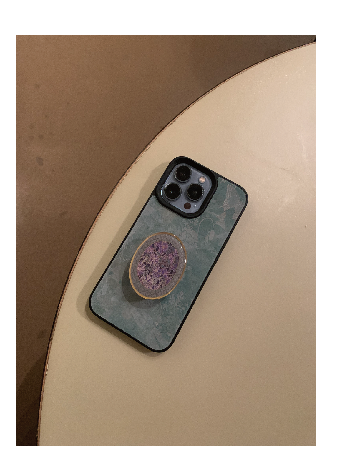 Butterfly Emerald Matte or Glass Case | iPhone Case | Three Fleas