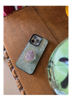 Butterfly Emerald Matte or Glass Case | iPhone Case | Three Fleas