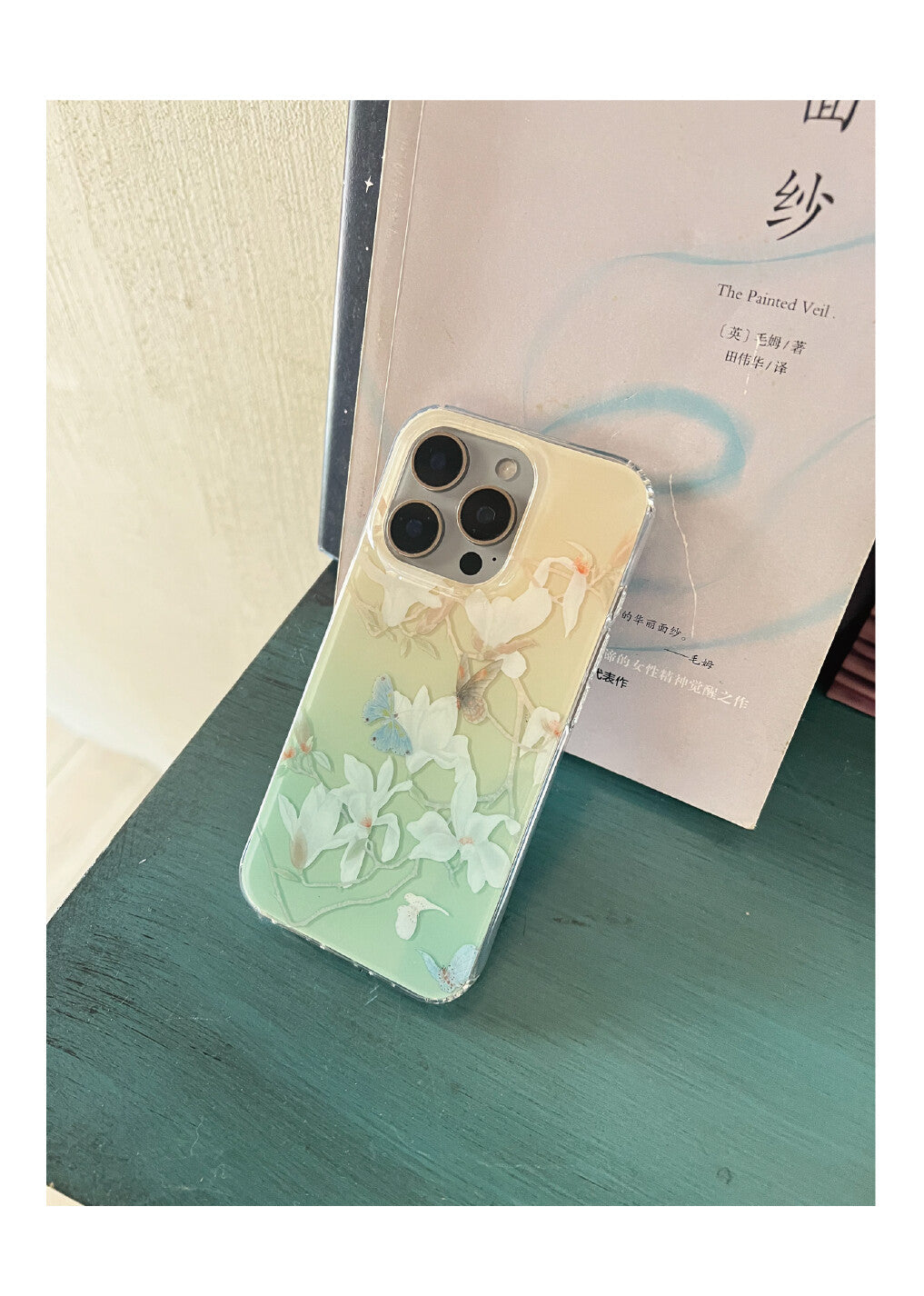 Butterfly and Magnolia Phone Case | iPhone Case | Three Fleas