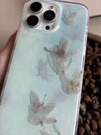 「Chinoiserie」Blue Butterfly Phone Case | iPhone Case | Three Fleas
