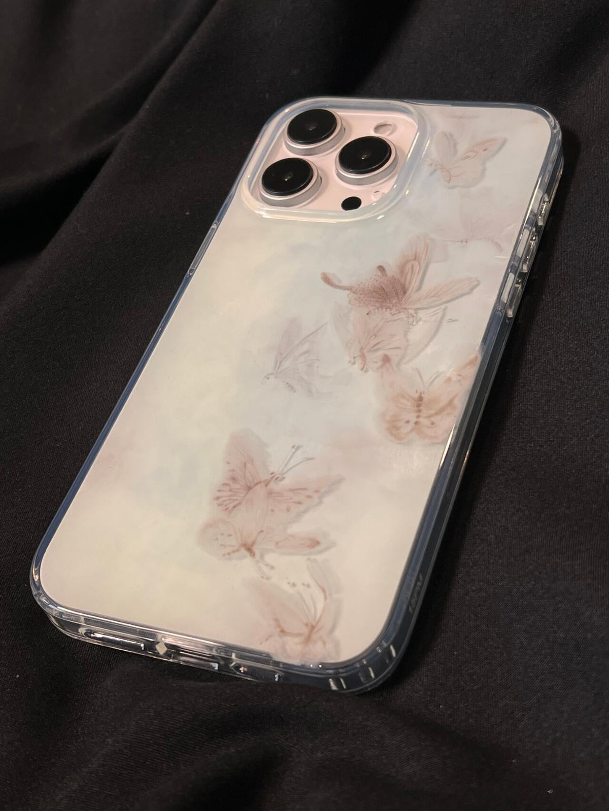 「Chinoiserie」Blue Butterfly Phone Case | iPhone Case | Three Fleas