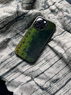 「Chinoiserie」Dark Green Calligraphy Phone Case
