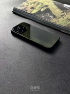「Chinoiserie」Dark Green Calligraphy Phone Case