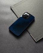 「Chinoiserie」Deep Blue Calligraphy Phone Case