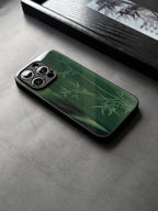 「Chinoiserie」Green Bamboo Printed Phone Case | iPhone Case | Three Fleas