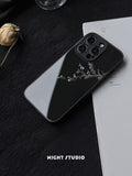 「Chinoiserie」Midnight Wintersweet Phone Case | iPhone Case | Three Fleas