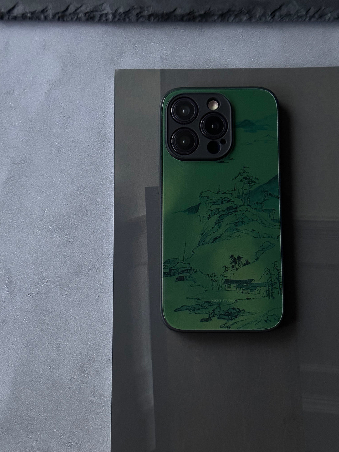 「Chinoiserie」Mountain Village Phone Case | iPhone Case | Three Fleas