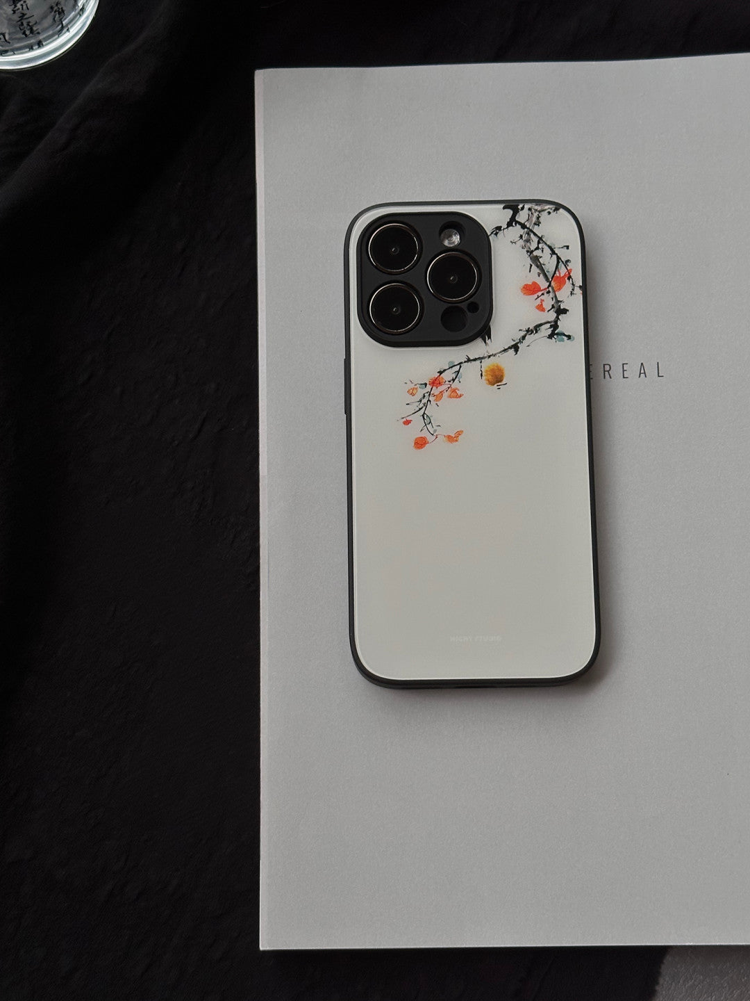 「Chinoiserie」Persimmon Printed Phone Case | iPhone Case | Three Fleas