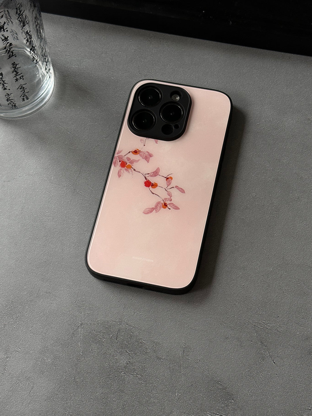 「Chinoiserie」Persimmon Printed Phone Case | iPhone Case | Three Fleas