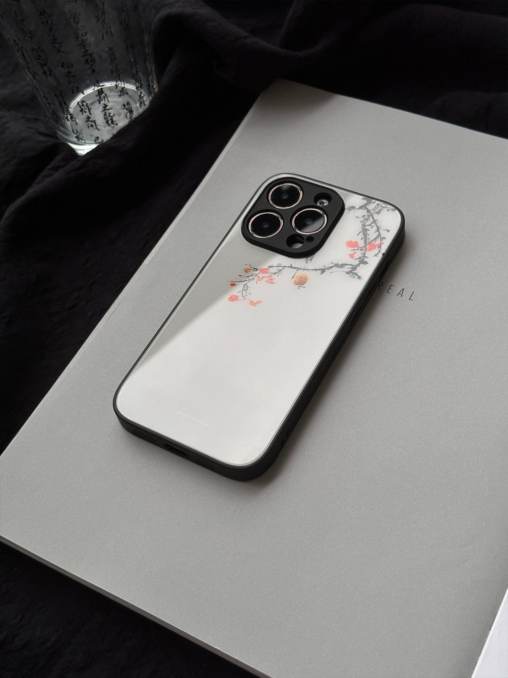 「Chinoiserie」Persimmon Printed Phone Case | iPhone Case | Three Fleas