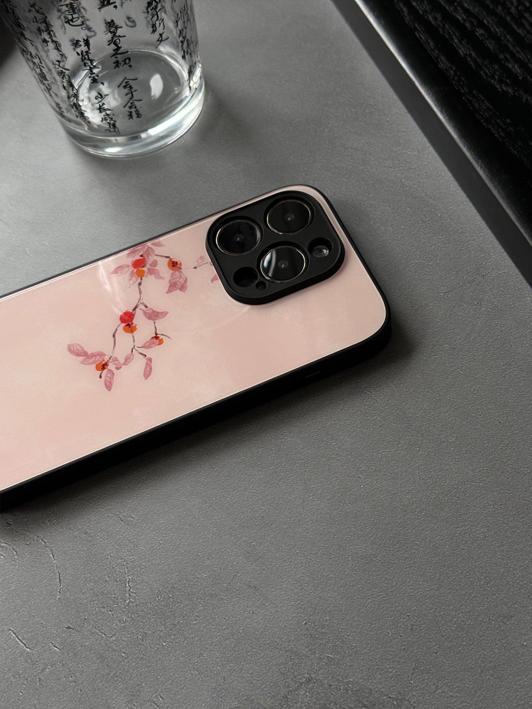 「Chinoiserie」Persimmon Printed Phone Case | iPhone Case | Three Fleas