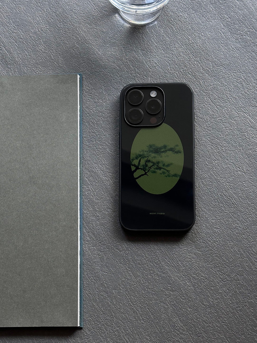 [Chinoiserie]Pine Tree Window Printed Phone Case-NS