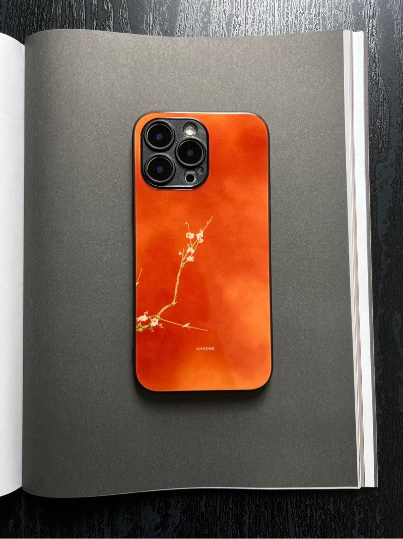 「Chinoiserie」Plum Blossom Sunset Phone Case