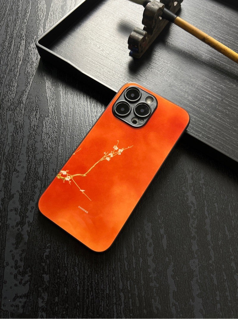 「Chinoiserie」Plum Blossom Sunset Phone Case