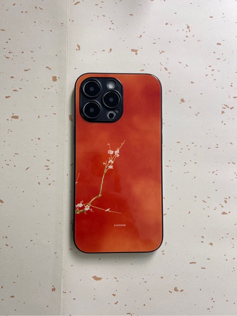 「Chinoiserie」Plum Blossom Sunset Phone Case