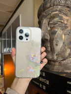 「Chinoiserie」Summer Lotus Printed Phone Case | iPhone Case | Three Fleas