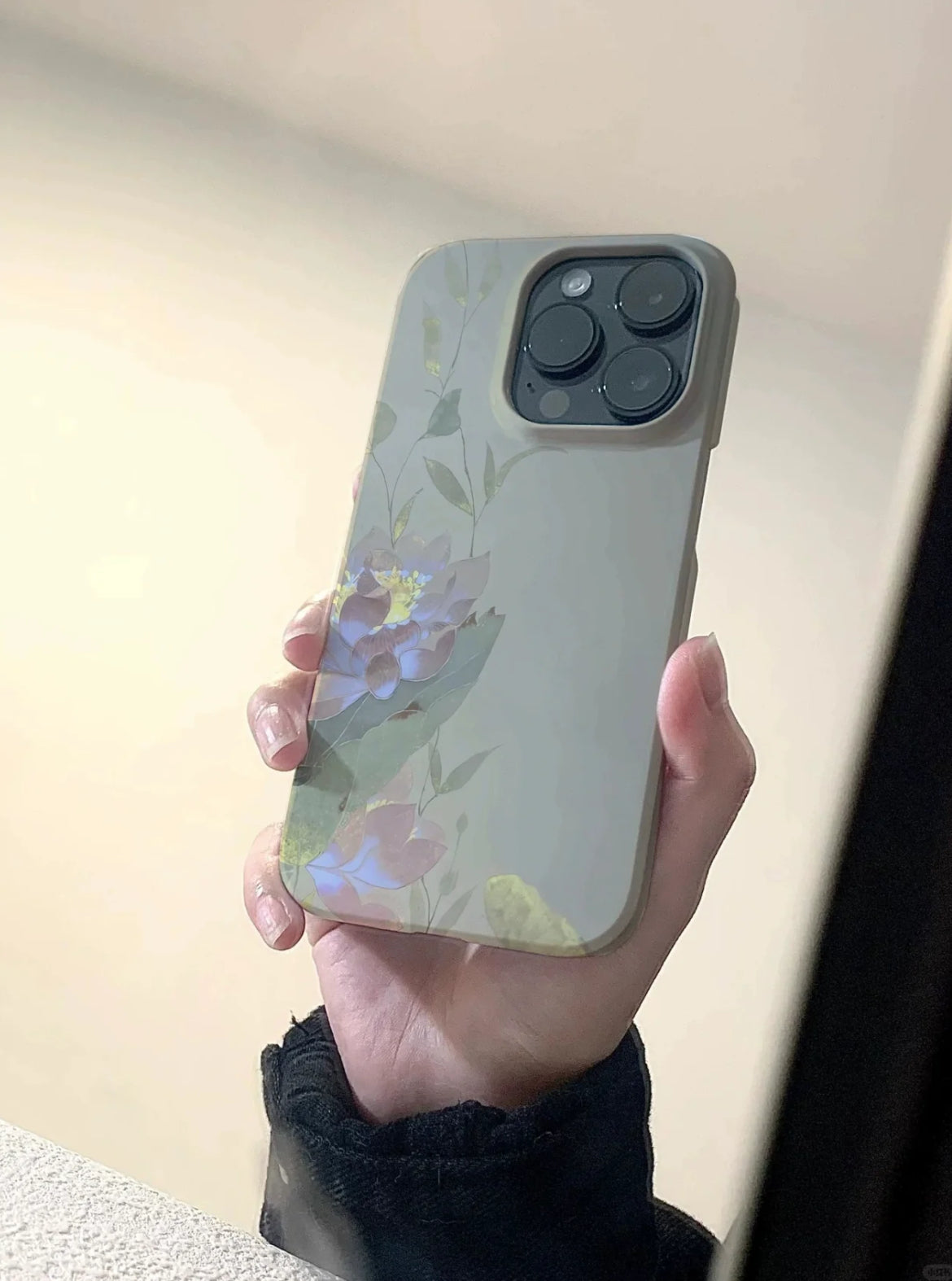 「Chinoiserie」Summer Lotus Printed Phone Case | iPhone Case | Three Fleas