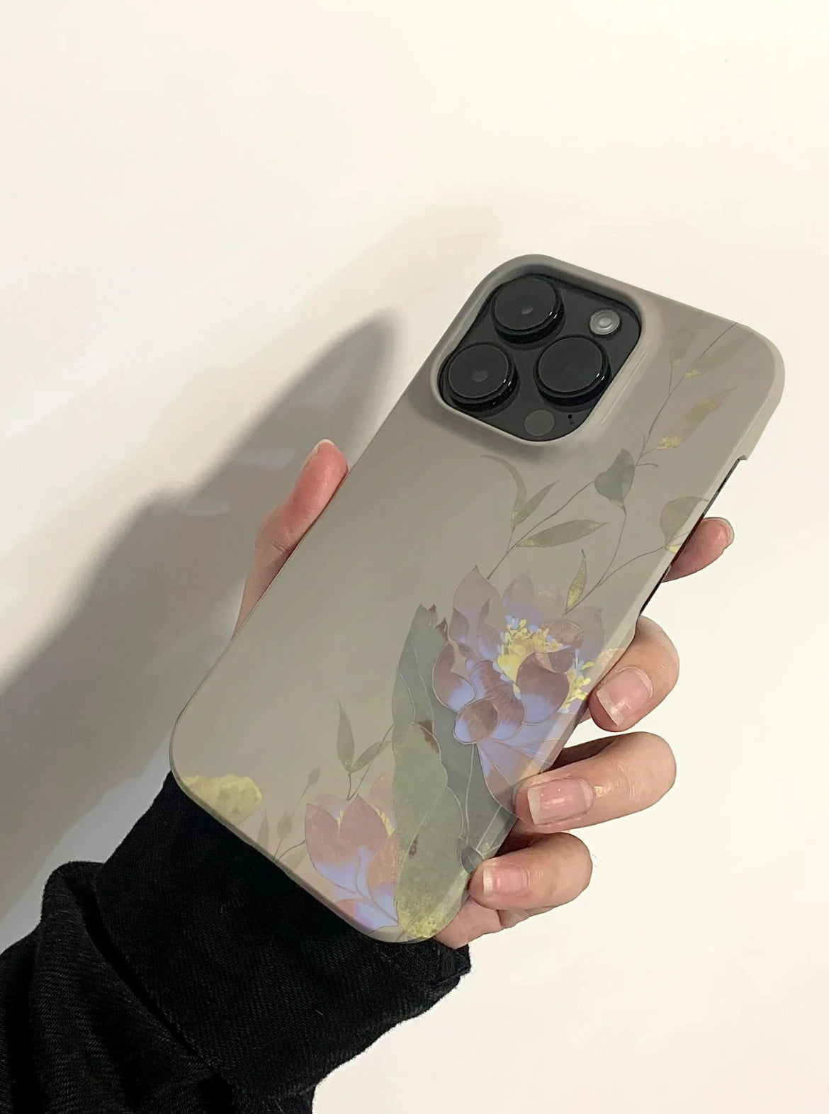 「Chinoiserie」Summer Lotus Printed Phone Case | iPhone Case | Three Fleas