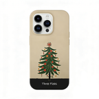 Artistic Christmas Tree Phone Case Double-layer Film Print