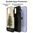 Artistic Christmas Tree Phone Case Double-layer Film Print