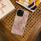 Crane Ripples Pink Dual Layer IMD Case | iPhone Case | Three Fleas