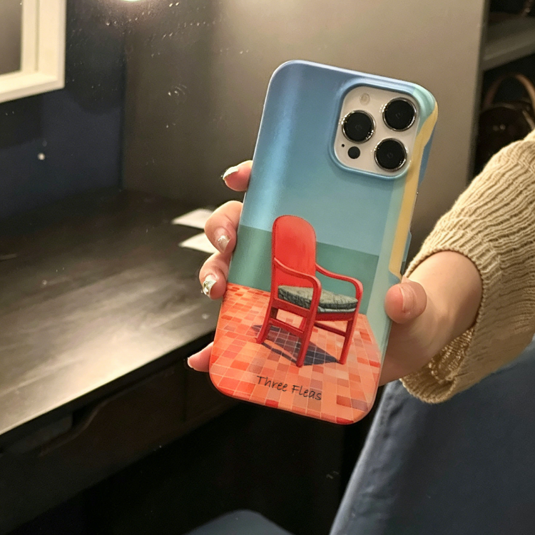 Artistic David's Chair Phone Case Double-layer Film Print
