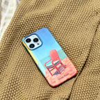 Artistic David's Chair Phone Case Double-layer Film Print