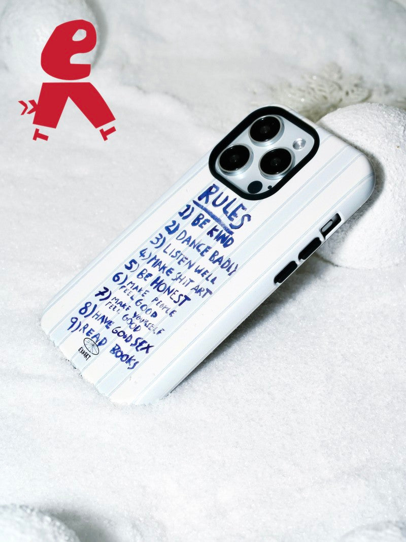 Don't be anxious Double Layer Phone Case | iPhone Case | Three Fleas