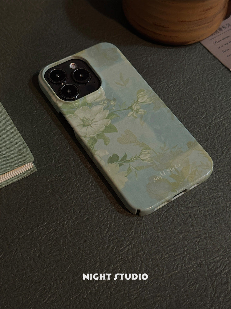 Floral Elegance Printed Phone Case- NS012G