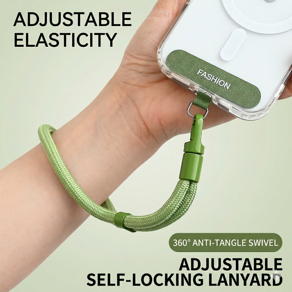 Adjustable Precision-Woven Phone Strap Wrist 2 Pack