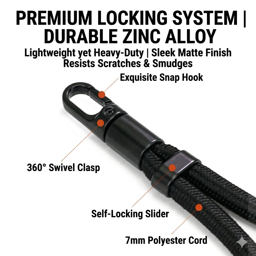 Adjustable Precision-Woven Phone Strap Wrist 2 Pack